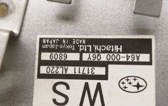 Subaru B9 Tribeca Camera control unit module 31711AL220 6809 A64000Q6Y
