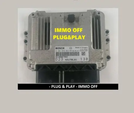 Fiat Ducato Engine control unit/module ECU 51900703 0281016051 42U7BL01