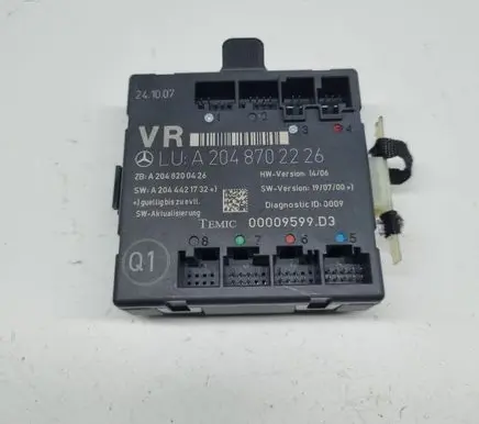 Mercedes-Benz C W204 Door control unit/module A2048702226 A2044421732