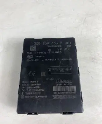Keyless (KESSY) go control unit/module