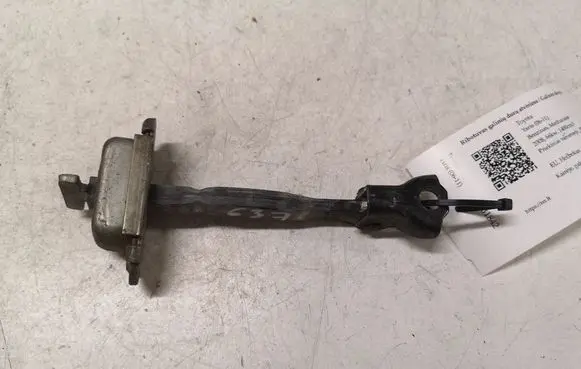 Toyota Yaris Rear door check strap stopper
