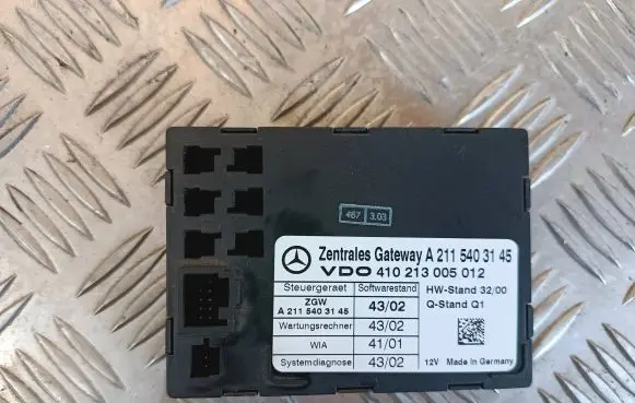 Mercedes-Benz E W211 Gateway control module A2115403145 410213005012