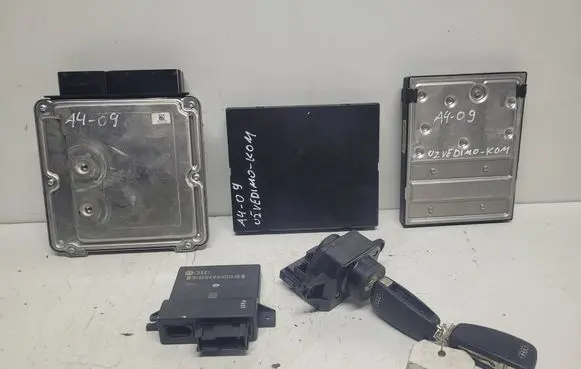 Audi A4 S4 B8 8K Engine ECU kit and lock set 8K0907063 03L906022 4L0907468