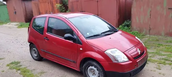 Citroen C2 Front door window/glass (coupe) 