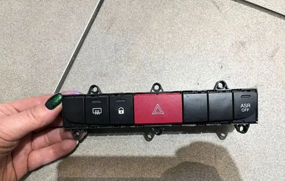 Fiat Ducato Hazard light switch 73558161650