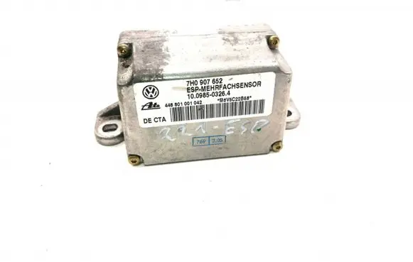 Volkswagen Touareg I ESP acceleration yaw rate sensor 7H0907652