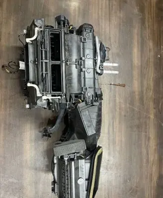 Interior heater climate box assembly