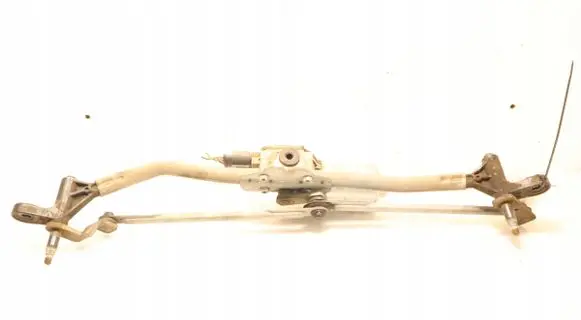 Front wiper linkage and motor