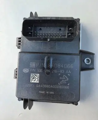 Chevrolet Camaro Fuel injection pump control unit/module 84084066 5DE93421683AA