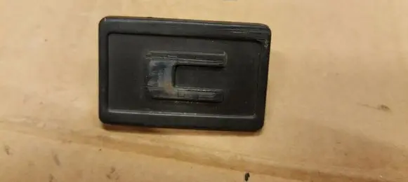 Volkswagen Golf II Fender model badge letters 191853688