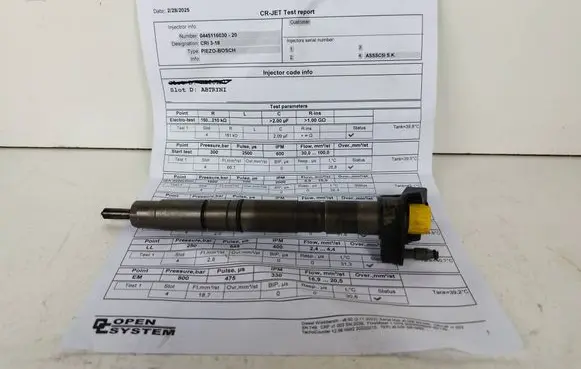 Volkswagen Eos Fuel injector 03L130277 091103 0445116030