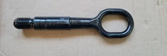 Towing hook eye