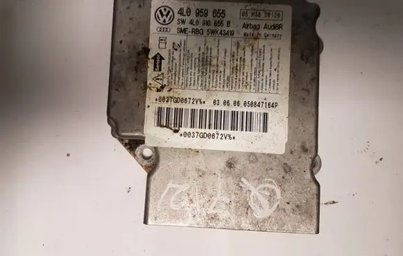 Audi Q7 4L Airbag control unit/module 4L0959655 4L0910655B
