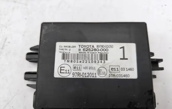 Toyota Yaris Immobiliser reader (aerial) 897800D050 625280000