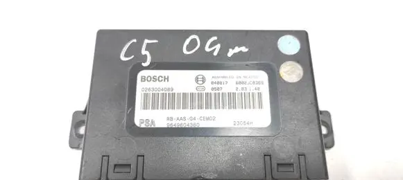 Citroen C5 Parking PDC control unit/module 0263004089 9649604380 6002JC0369
