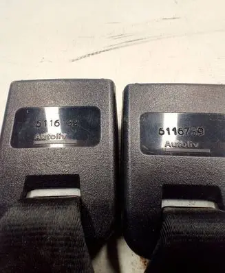 Peugeot 206 CC Rear seatbelt buckle 6116132 6116739