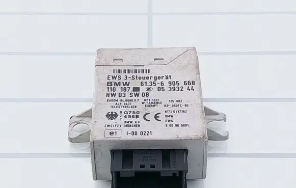 BMW 5 E39 Immobilizer control unit/module 05393244 6905668