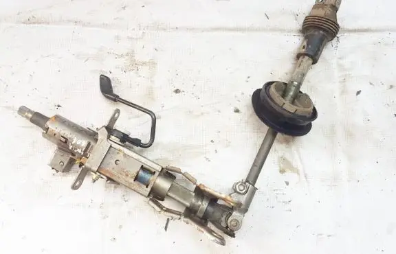 Steering wheel axle