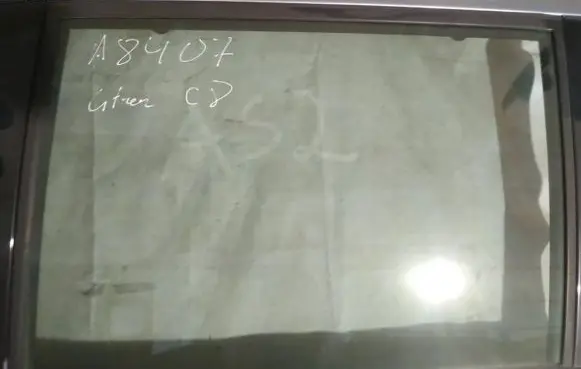 Citroen C8 Rear door window glass AS2
