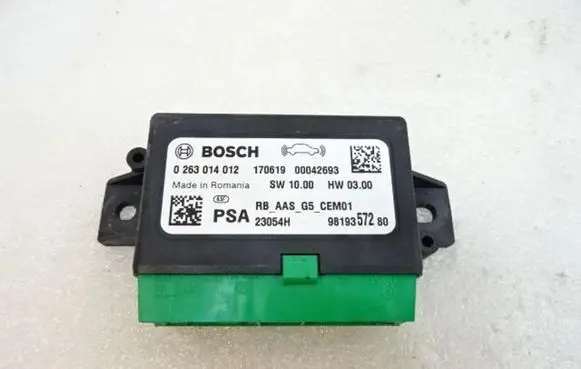 Peugeot 308 Parking PDC control unit/module 9819357280