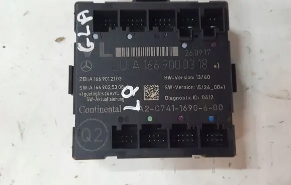 Mercedes-Benz GLA W156 Door control unit/module A1669000318