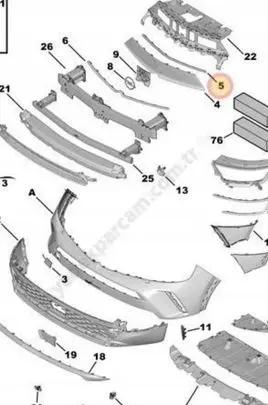 Opel Mokka B Other body part 98351549XK