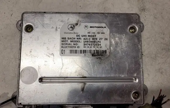 Mercedes-Benz E W211 Bluetooth control unit module A2118702726 UH03MM01PV DM70372834