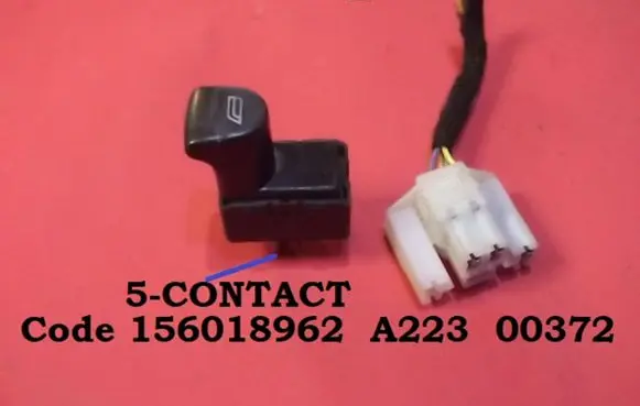 Alfa Romeo 166 Electric window control switch 156018962 A223