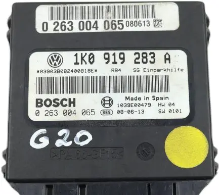 Volkswagen Golf V Parking PDC control unit/module 1K0919283A