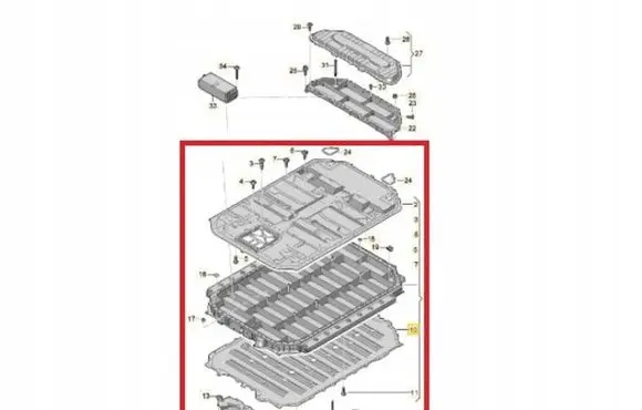 Audi e-tron Car battery 4KE801967