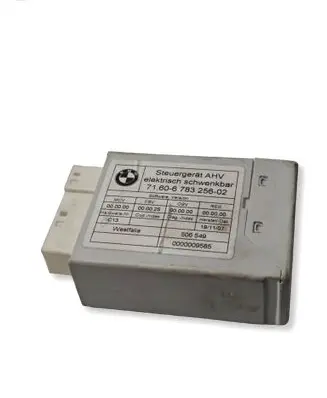 BMW 5 E60 E61 Tow bar trailer control unit/module 6783256 0000009585 506549