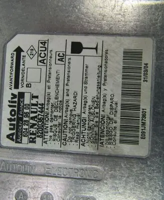 Renault Megane II Airbag control unit/module 8200367444