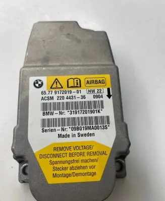BMW 5 E60 E61 Airbag control unit/module 9172019 220443136 31917201901K