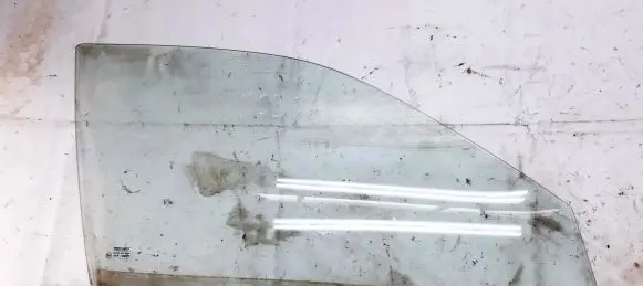 Mazda 323 F Front door window glass four-door