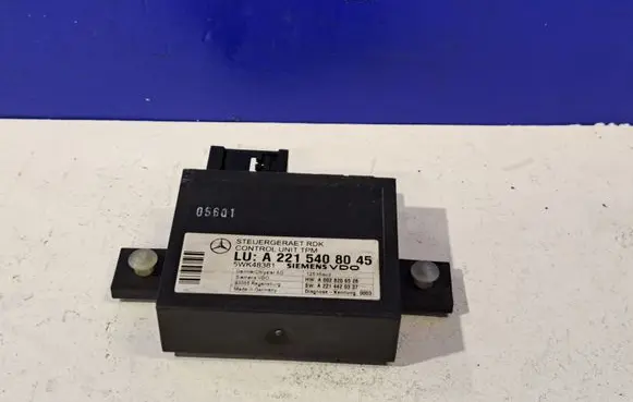 Mercedes-Benz S W221 Tire pressure control unit A2215408045 A2214420337