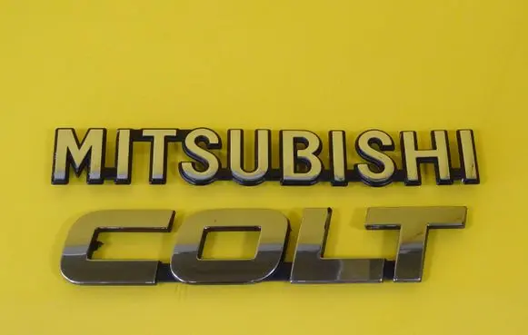 Mitsubishi Colt Manufacturers badge/model letters 