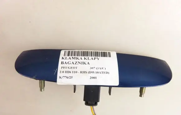 Peugeot 307 Tailgate/trunk/boot exterior handle