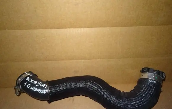 Peugeot 3008 II Intercooler hose/pipe 9820115580