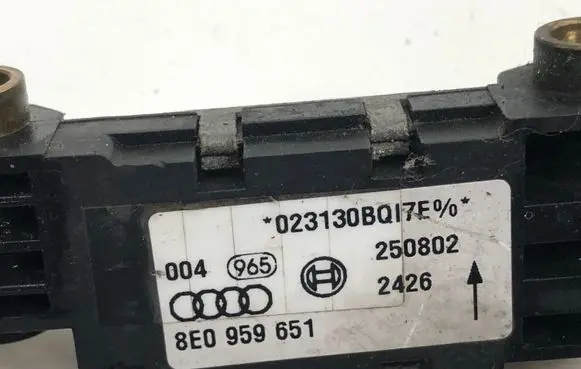 Audi A4 S4 B6 8E 8H Airbag deployment crash/impact sensor 8E0959651