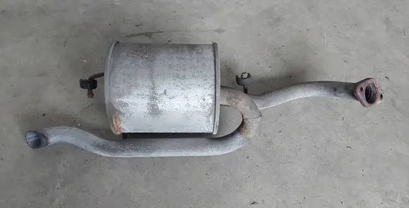 Toyota Yaris Rear muffler/silencer tail pipe 