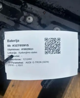 Audi e-tron Hybrid / electric car battery 4KE915910DG 95KWH