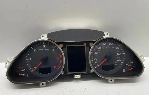 Audi A6 S6 C6 4F Speedometer (instrument cluster) 4F0920981F 4F0910930C 0E300734401