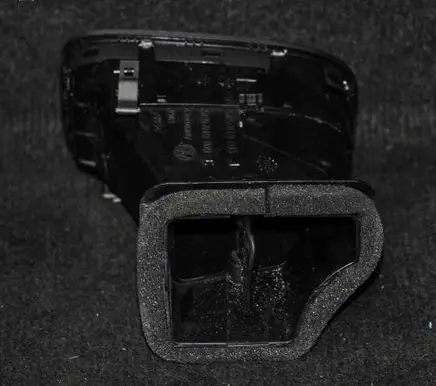 Dashboard air vent grill cover trim