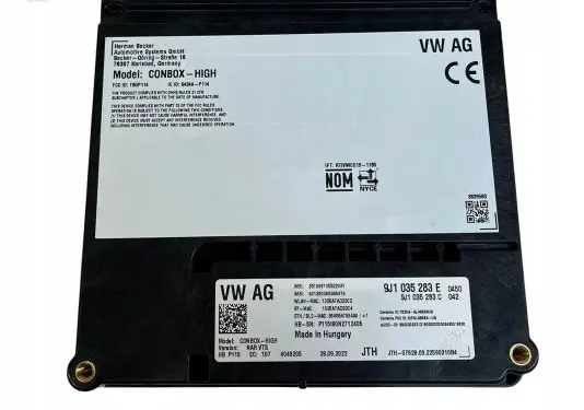 Porsche Taycan 9J1 Other control units/modules 9J1035283E
