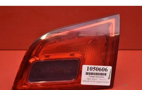 Opel Astra J Rear/tail lights 13282247