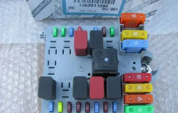 Fiat Ducato Fuse box set 1363911080