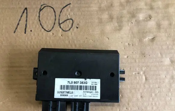 Volkswagen Touareg I Tow bar trailer control unit/module 7L0907383G 506069
