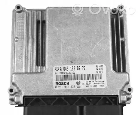 Mercedes-Benz E W211 Engine control unit/module A6461538779 0281011623