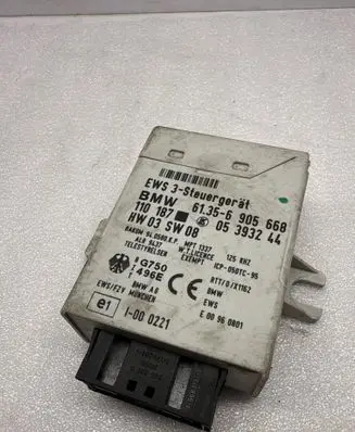 BMW 3 E46 Immobilizer control unit/module 61356905668 05393244 110187