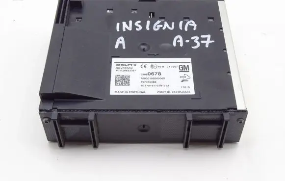 Opel Insignia A GPS navigation control unit/module 39080678